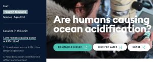 Frozen Ocean online lesson for students ages 11-14 by Encounter Edu